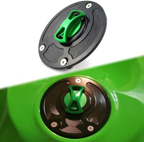 Zx14r Parts HTT Motorcycle Chrome Keyless Gas Cap Twist Off Fuel